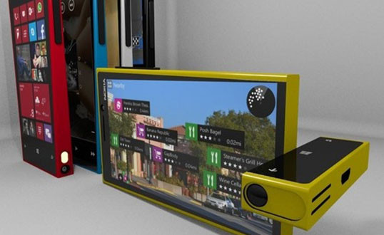 Win10系统旋转镜头 诺基亚Lumia 1概念机