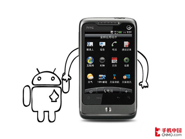 HTC 野火A315c销售是多少钱？ Android 2.2运行内存： --重量110g