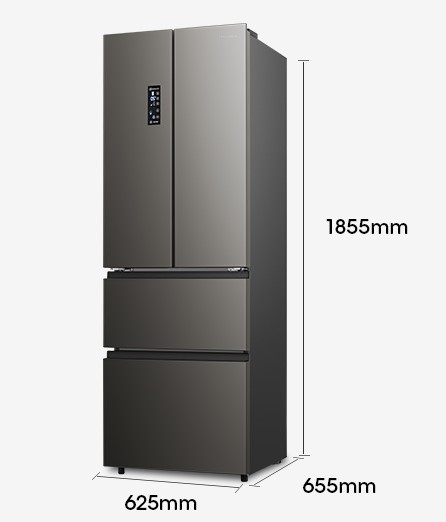 海信 BCD-327WNK1DPT法式多门四开门变频家用电冰箱
